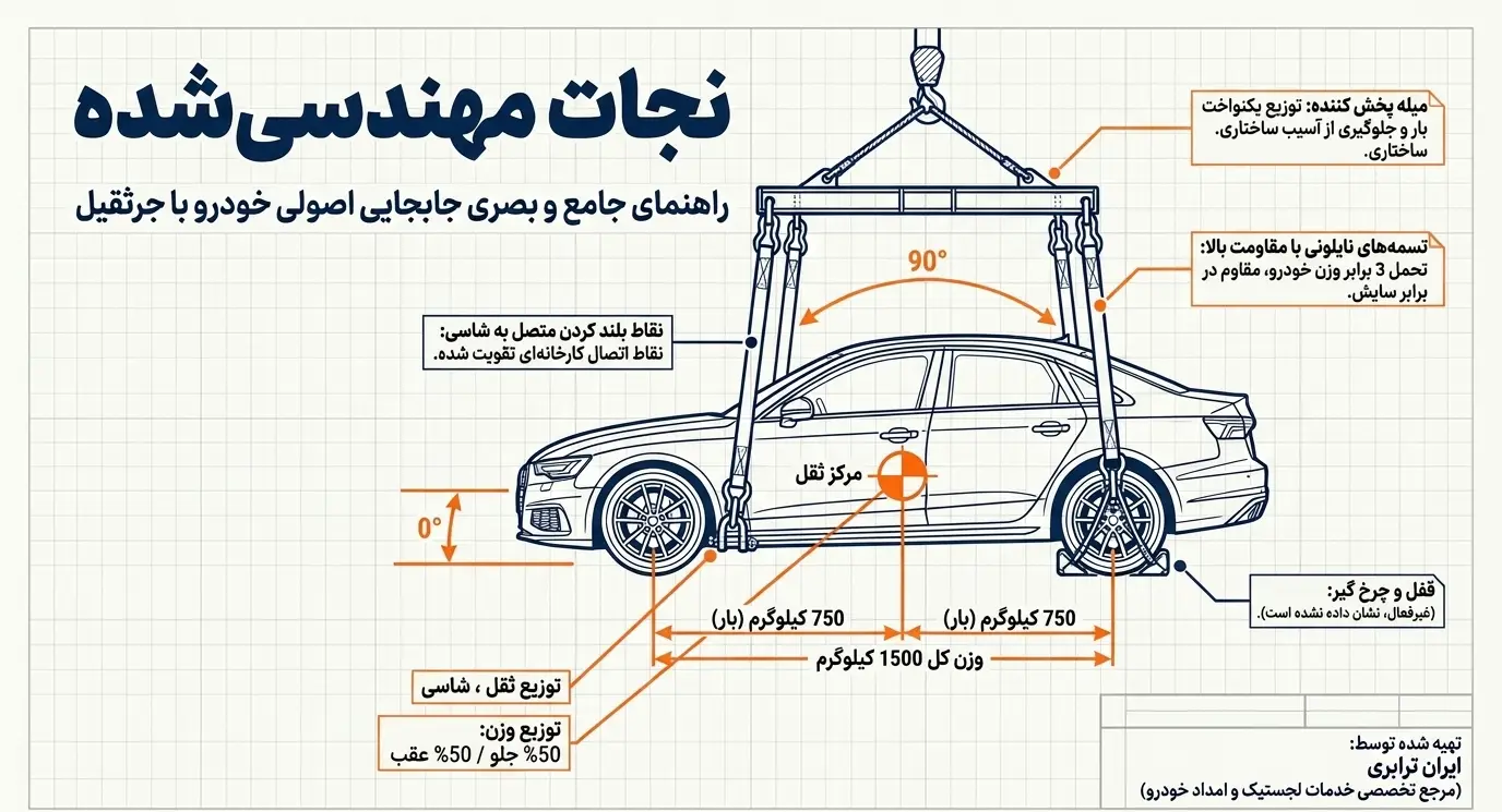 حمل خودرو باجرثقیل